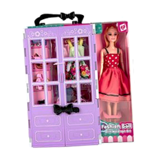 Fashion Doll & Closet Set